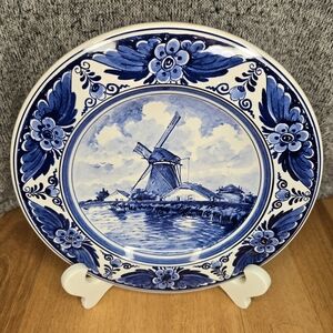 Delfts Blauw Delft Blue Handpainted Blue And White Dutch Plate